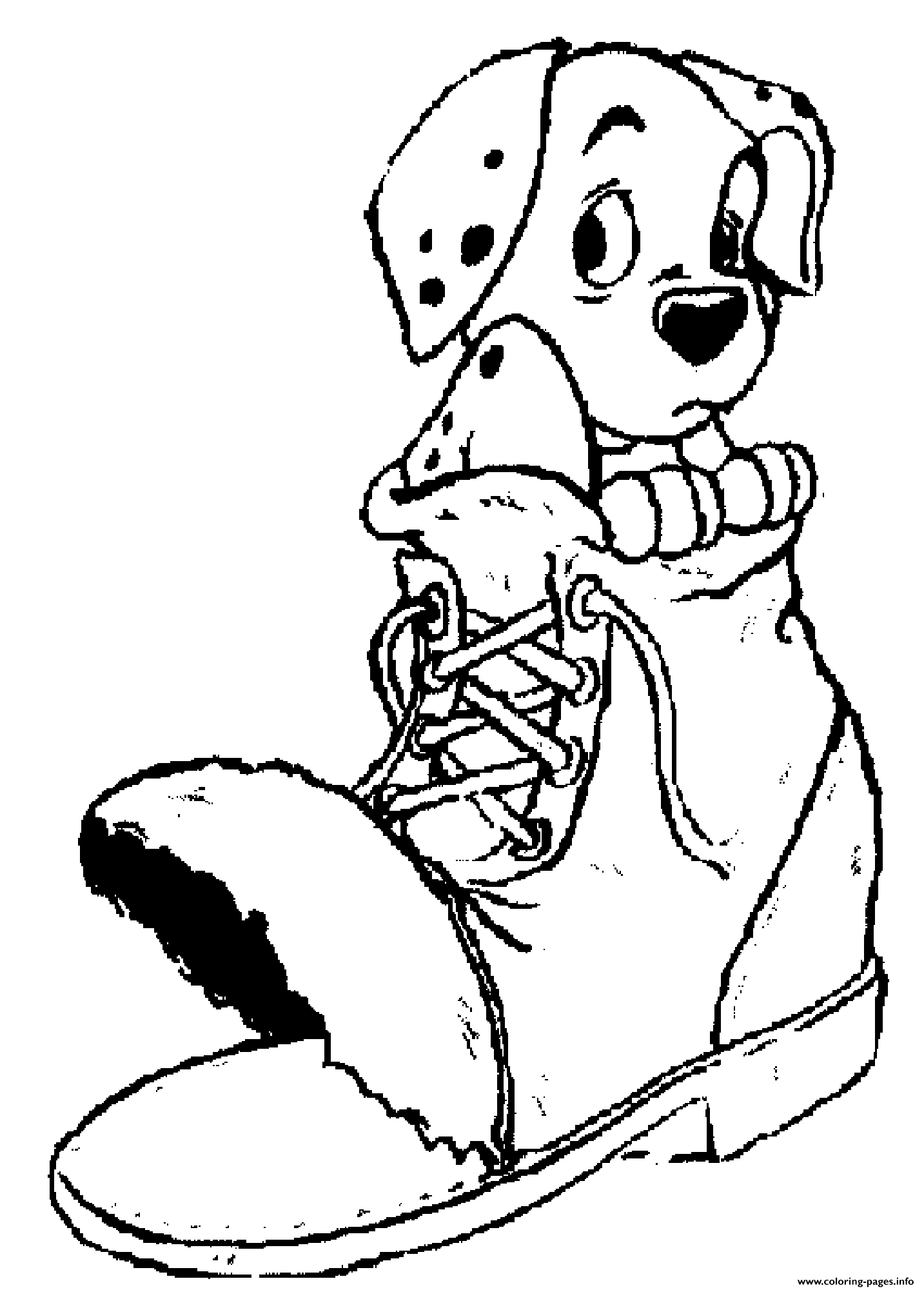 Dalmatian In A Boot Ee8d coloring