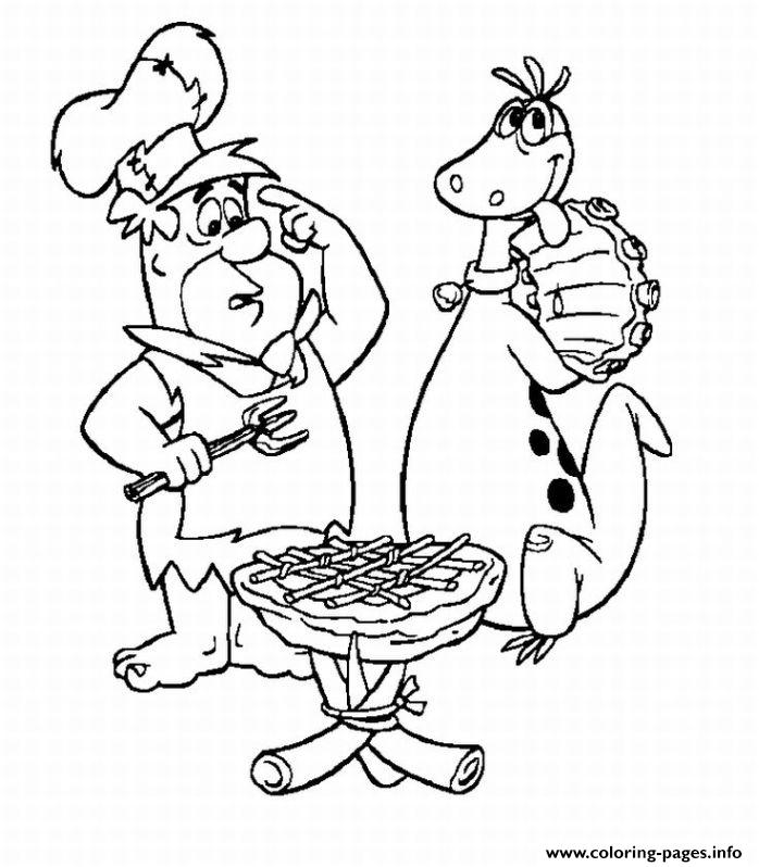 Cooking Fred Flintstones 8f78 coloring