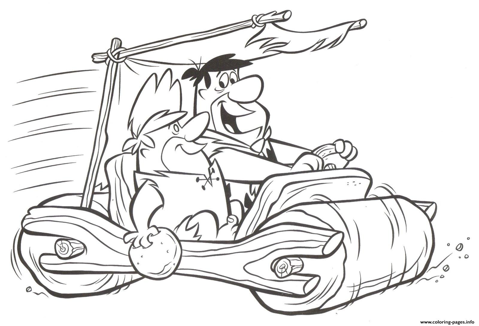 Flintstones S Vehiclee68c coloring