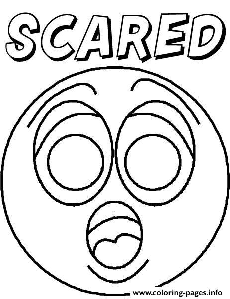 Emotion Coloring Page 4 coloring