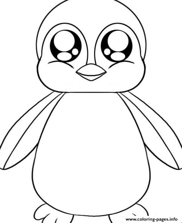 Cute Baby Penguin 85e9 coloring