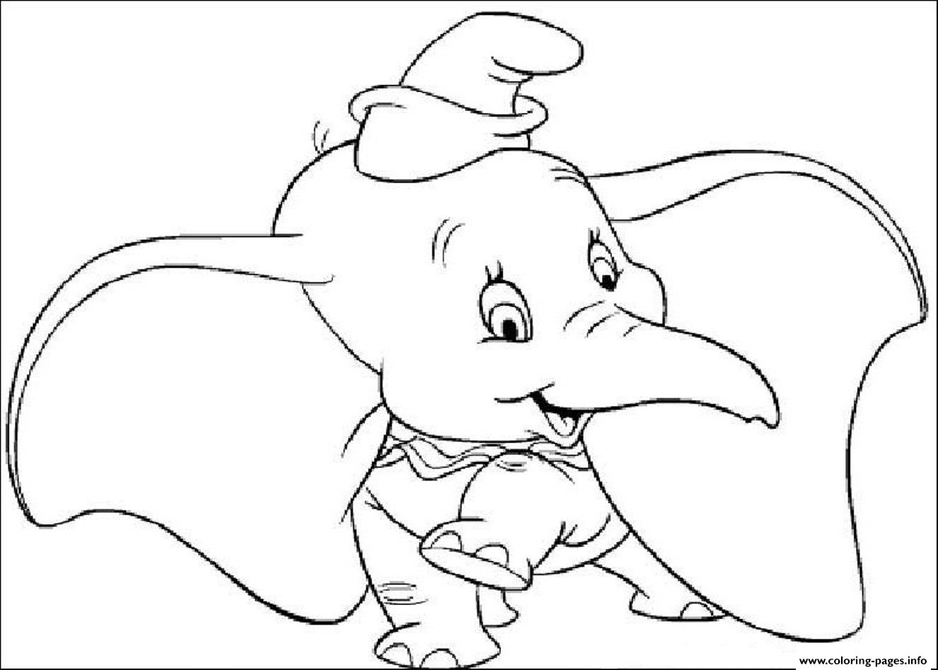 9200 Dumbo Cartoon Coloring Pages Pictures