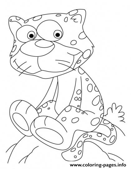 Coloring Pages Of A Cheetah Cute6885 coloring