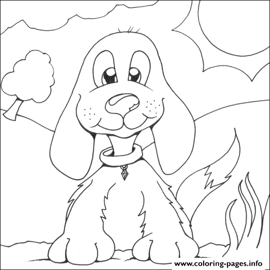 Super Cute Dog Coloring Page8c31 coloring
