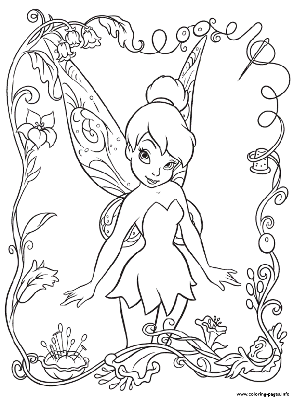 Cute Tinkerbell S1bb7 coloring