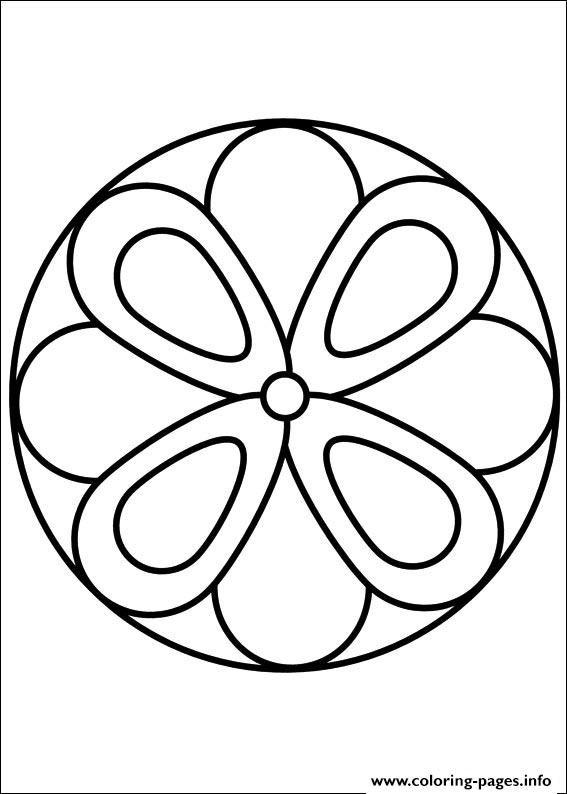 Easy Simple Mandala 63 Coloring Pages Printable