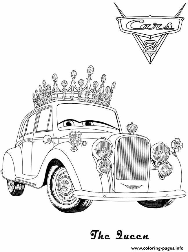 Disney The Queen S For Kids Cars 285da coloring