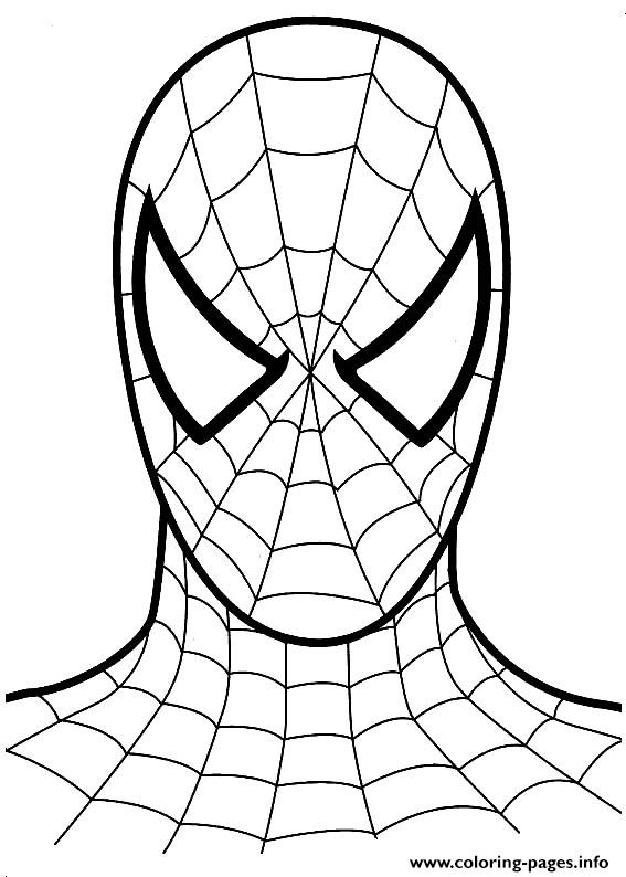 Easy Spiderman Sf0fa coloring