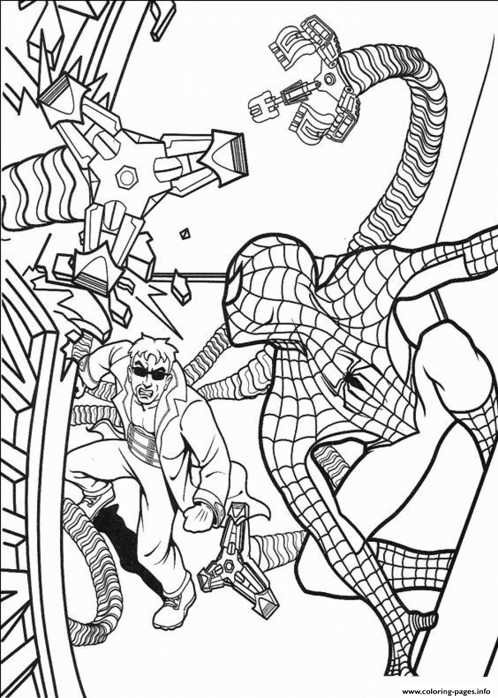 Spectacular Spiderman S Free2503 coloring