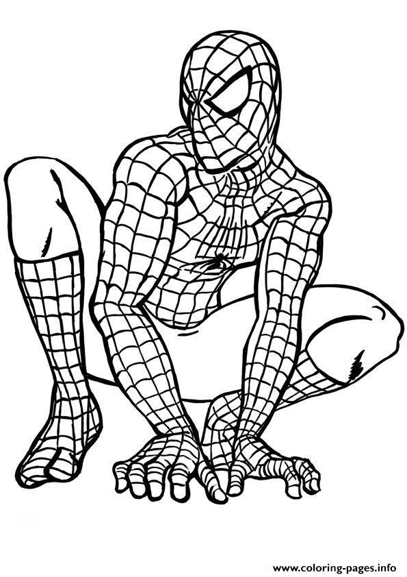 46 Top Spiderman Coloring Pages Print  Images