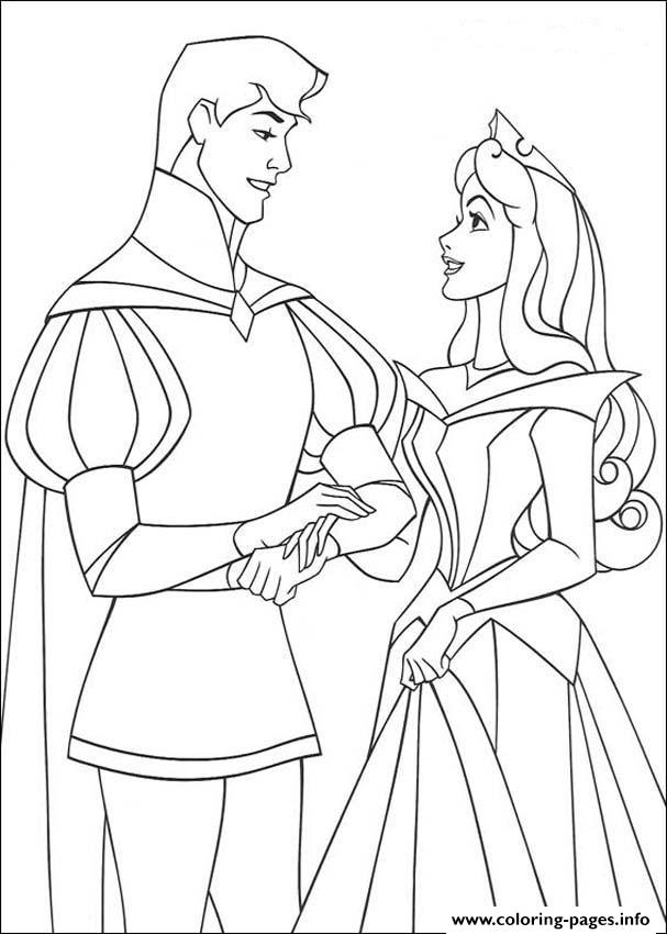 The Prince Proposing Aurora Coloring Pagedd68 coloring
