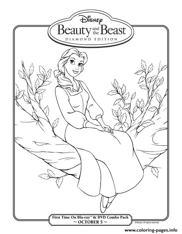 Belle In Diamond Edition Disney Princess 5383 coloring
