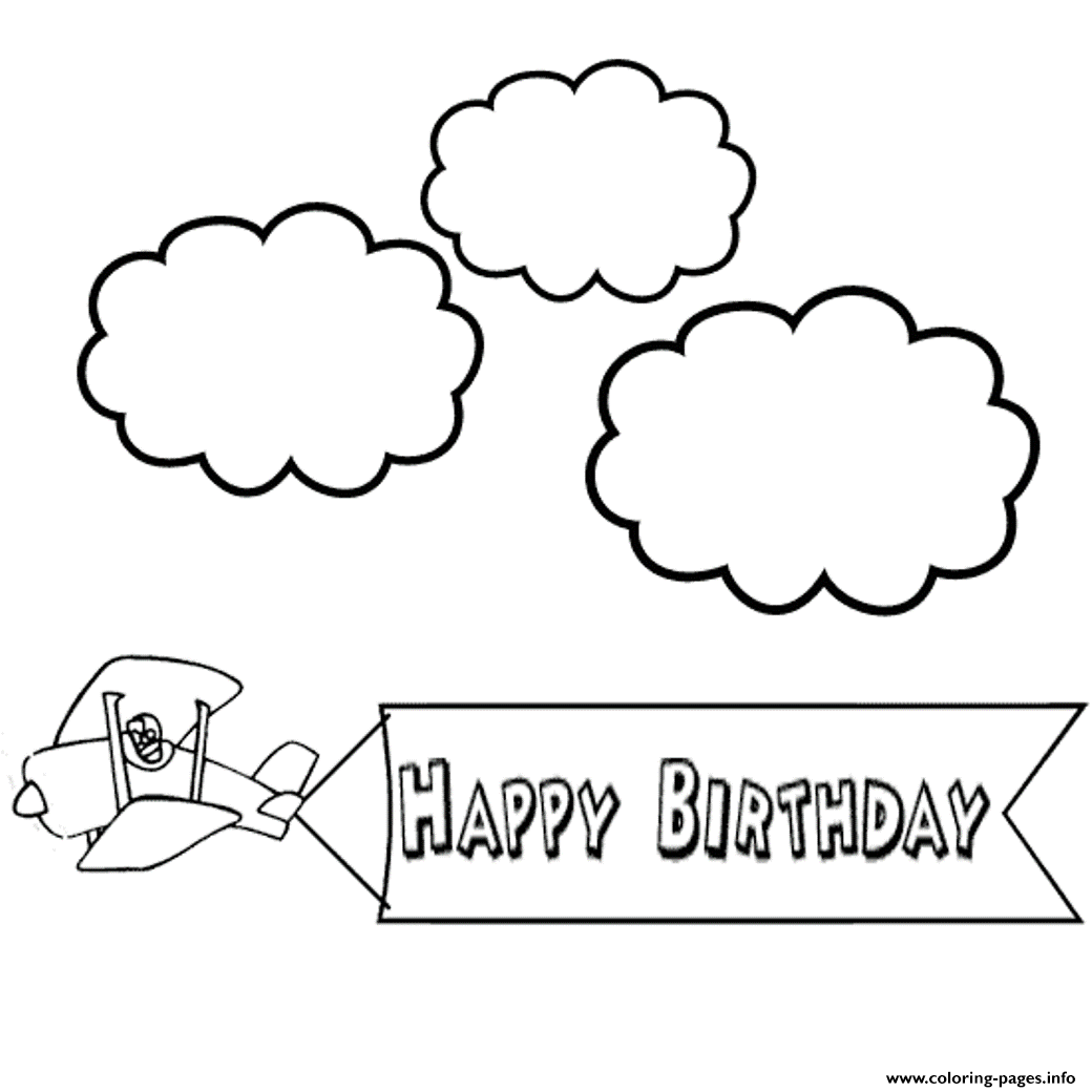 Free Happy Birthday 18fb coloring