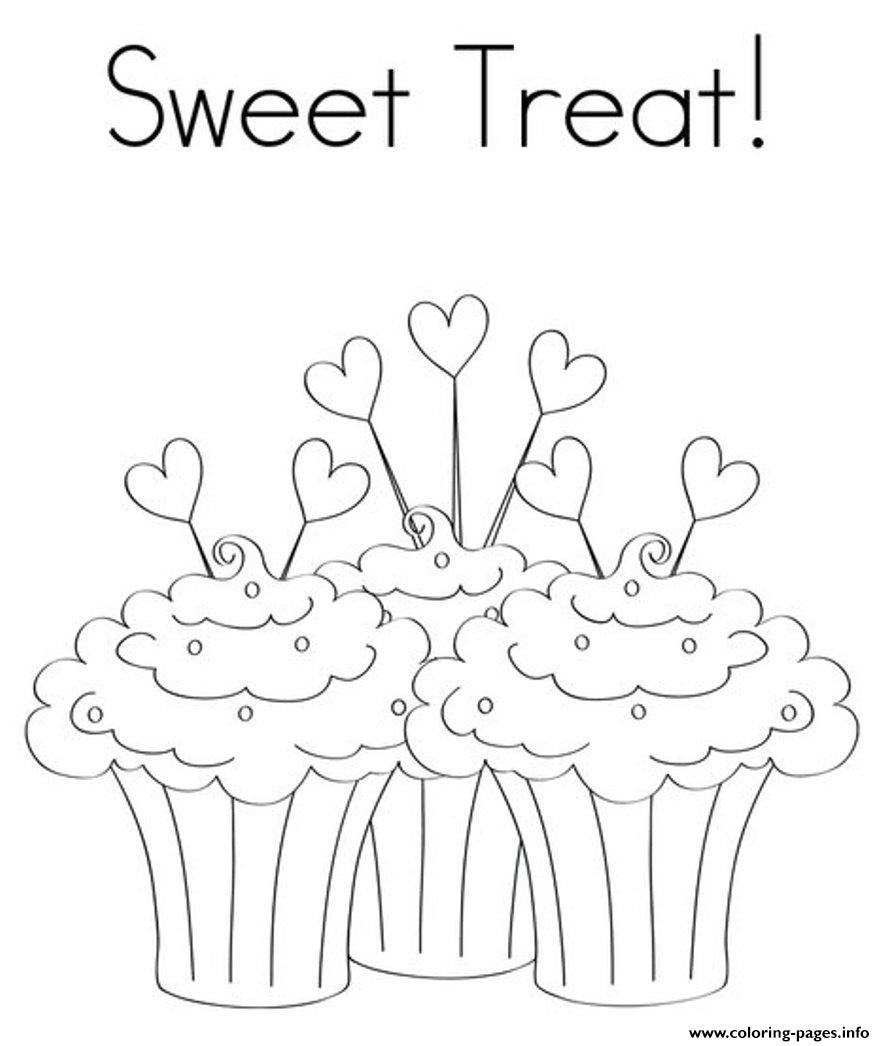 Sweet Treat Birthday S For Kidse637 coloring