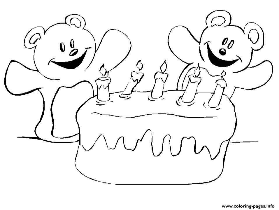 Birthday Cake  Freeb3fa coloring