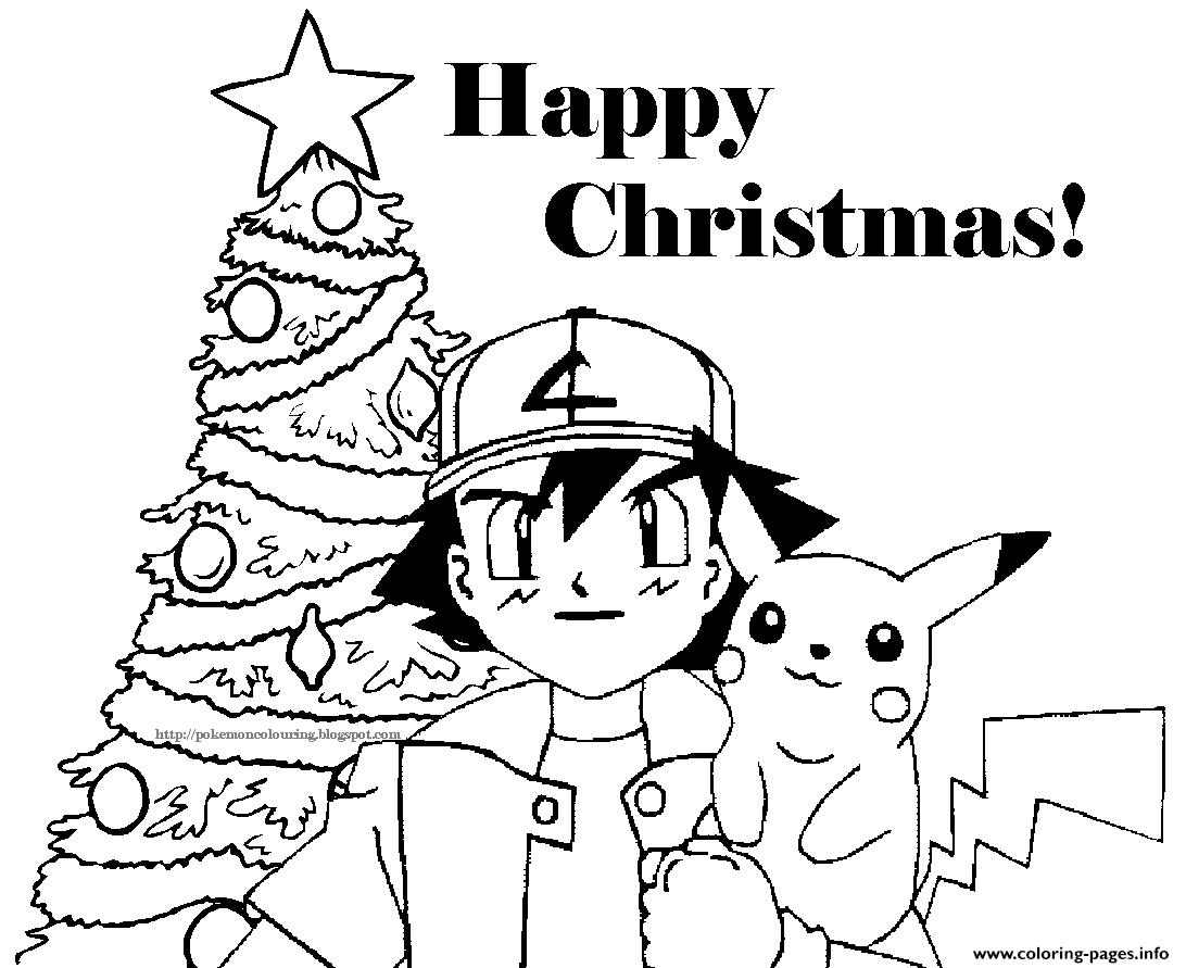 Pokemon Cartoon Free S For Christmasc05a coloring