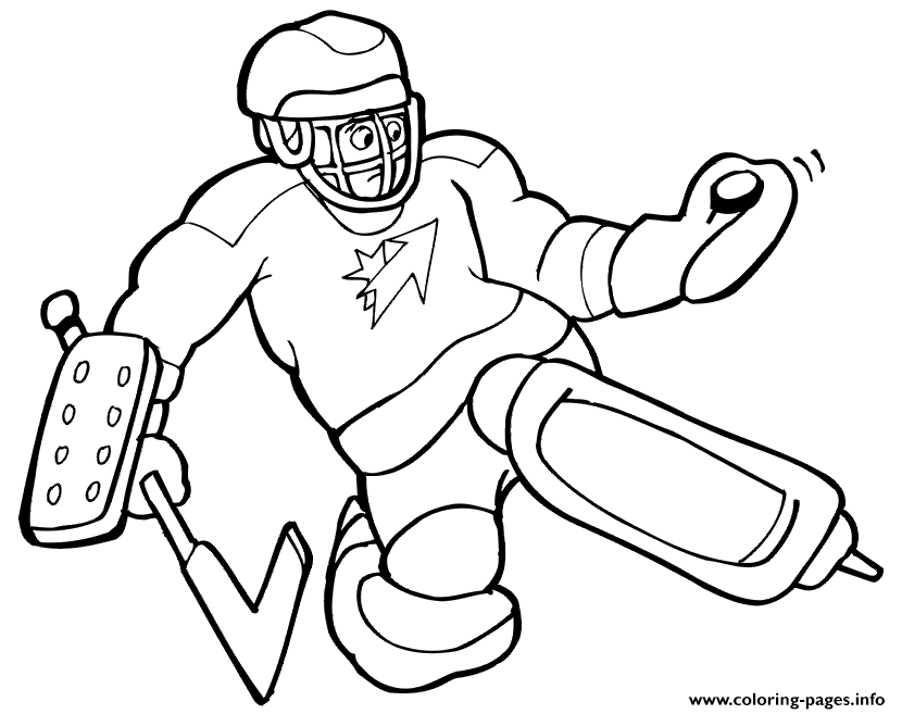 Free Sport Hockey S3e43 coloring