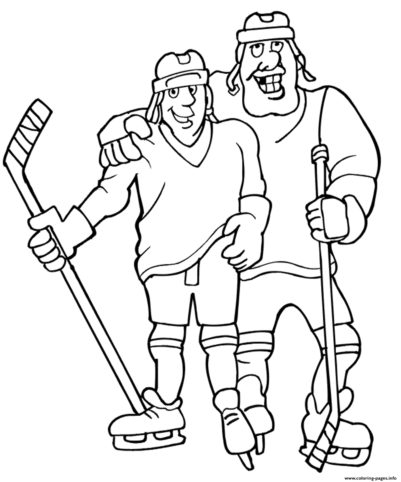 Lads Hockey Safe7 coloring