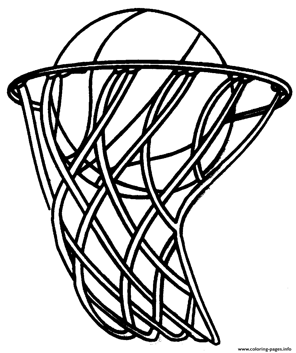 Ball And Basketball Hoop Sc7ca coloring