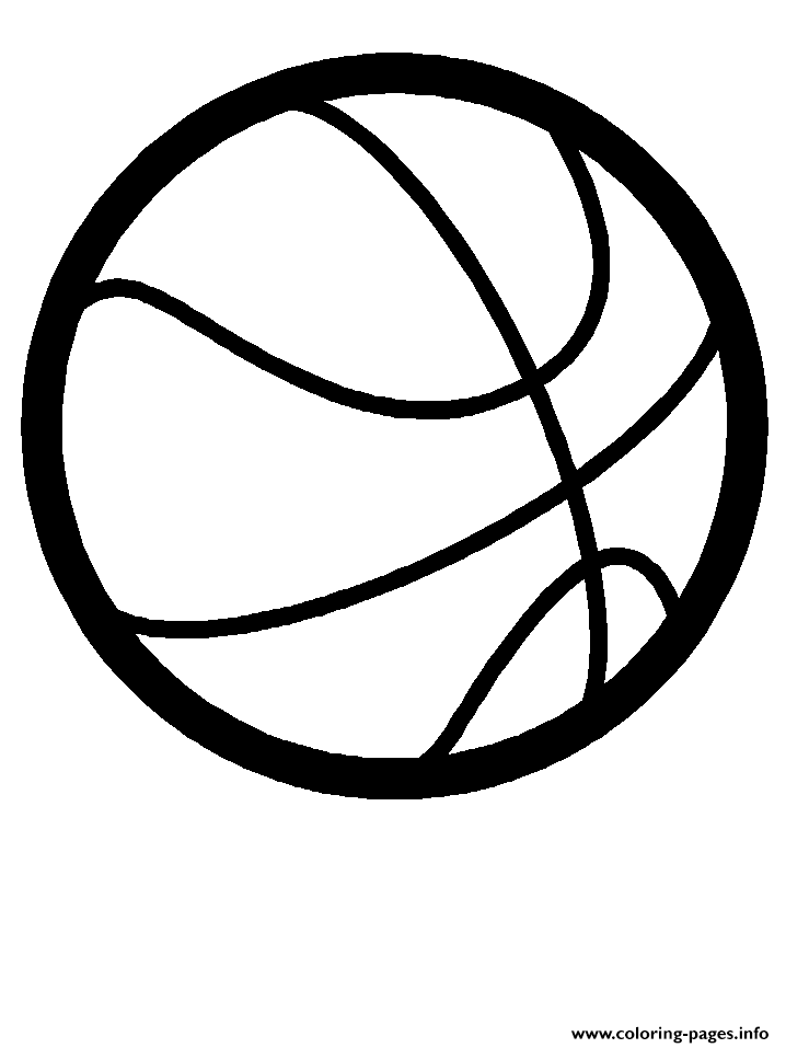 Basketball Ball Sf701 coloring