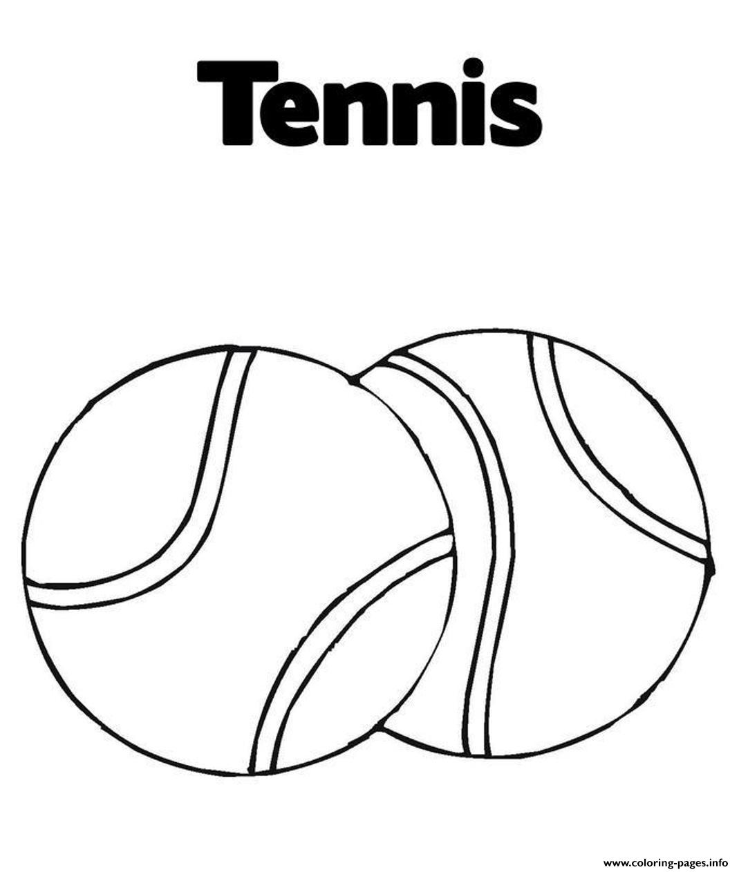 Download Ball Tennis S26e9 Coloring Pages Printable