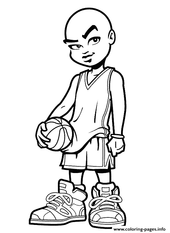 Player Basketball Se725 coloring