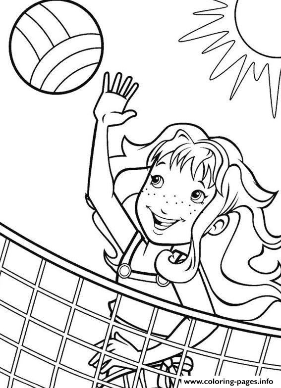 Sport Volleyball S For Girlsbf4d coloring