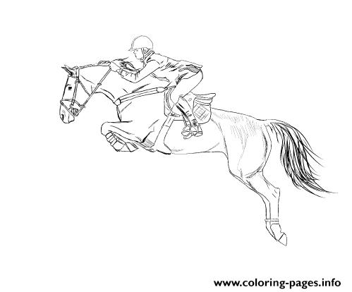 Horse S Jumping Sportbc5d coloring
