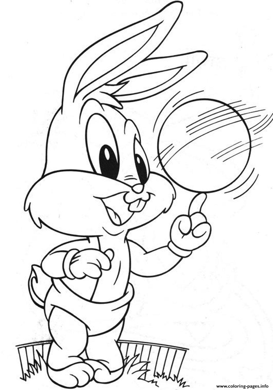 Baby Looney Tunes S Bugs Bunny4ed6 coloring