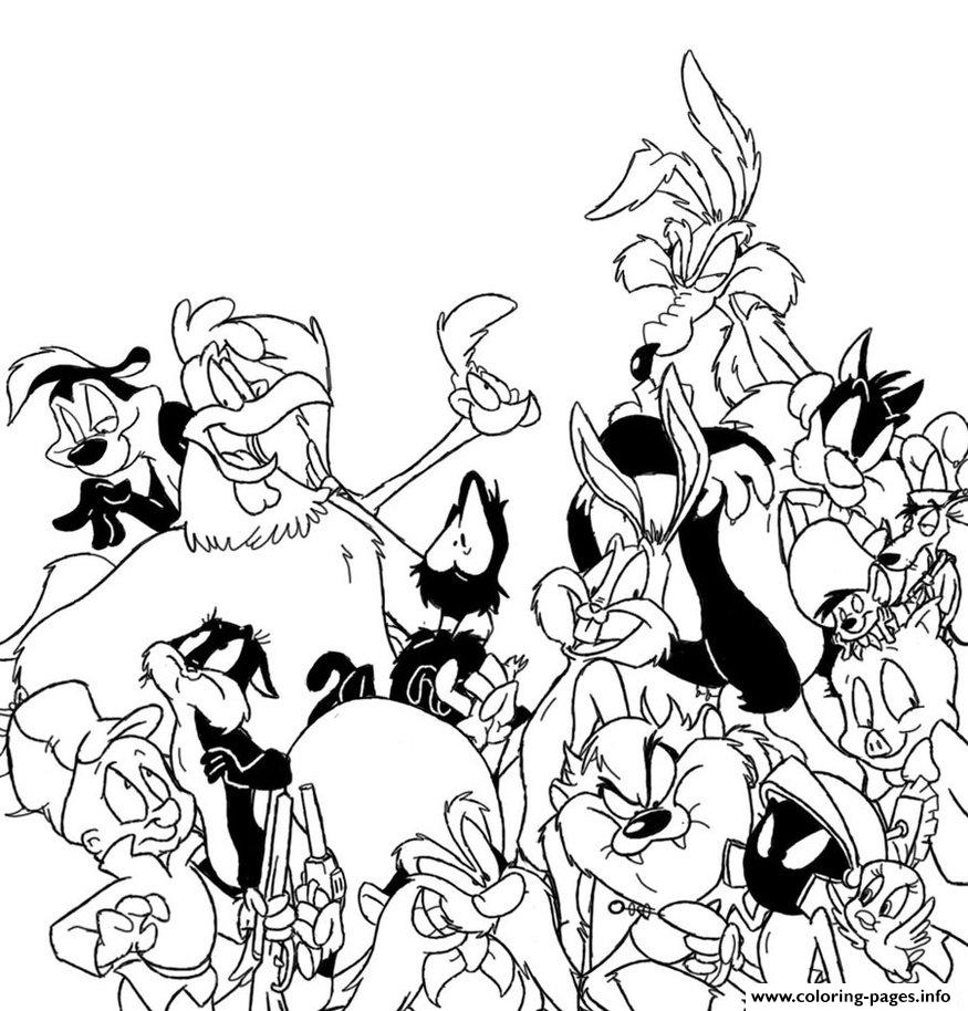 Looney Tunes Cartoon Sfd20f Coloring Pages Printable