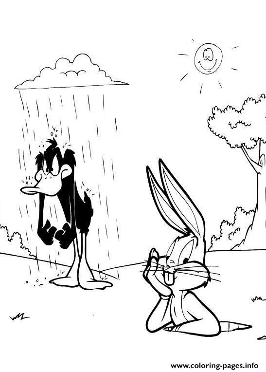 Free Bugs Bunny Looney Tunes Daffy Duck S18bc coloring