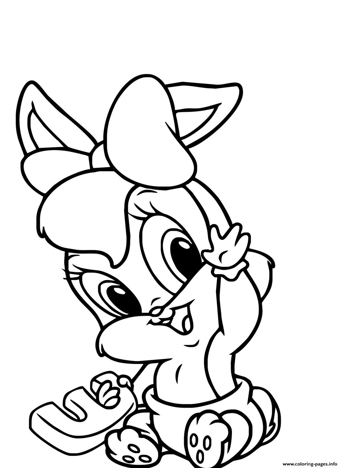 Pretty Baby Looney Tunes S Free3260 Coloring Page Printable