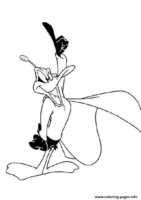 Cartoon Looney Tunes Daffy Duck S676f coloring