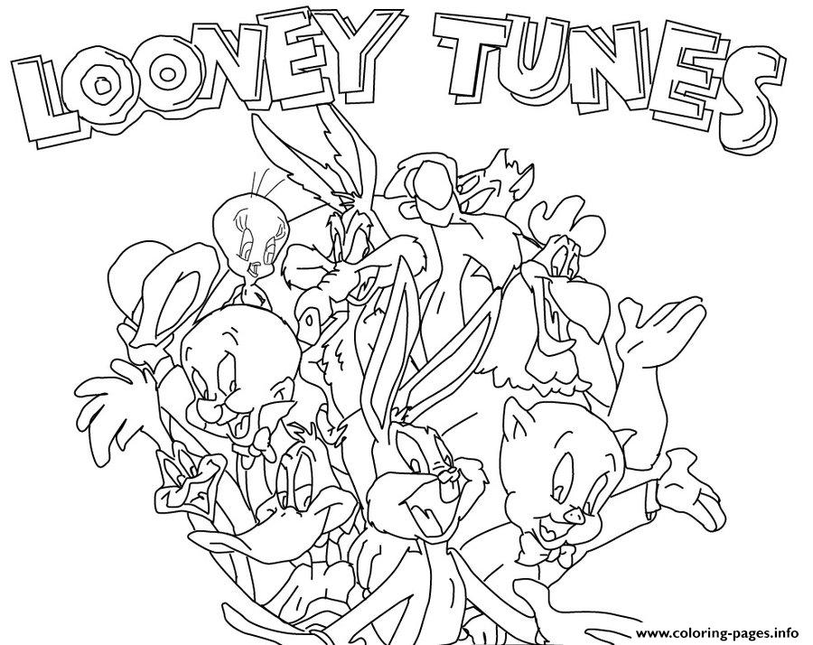 Looney Tunes Colouring Pages For Kids0c4e Coloring Page Printable