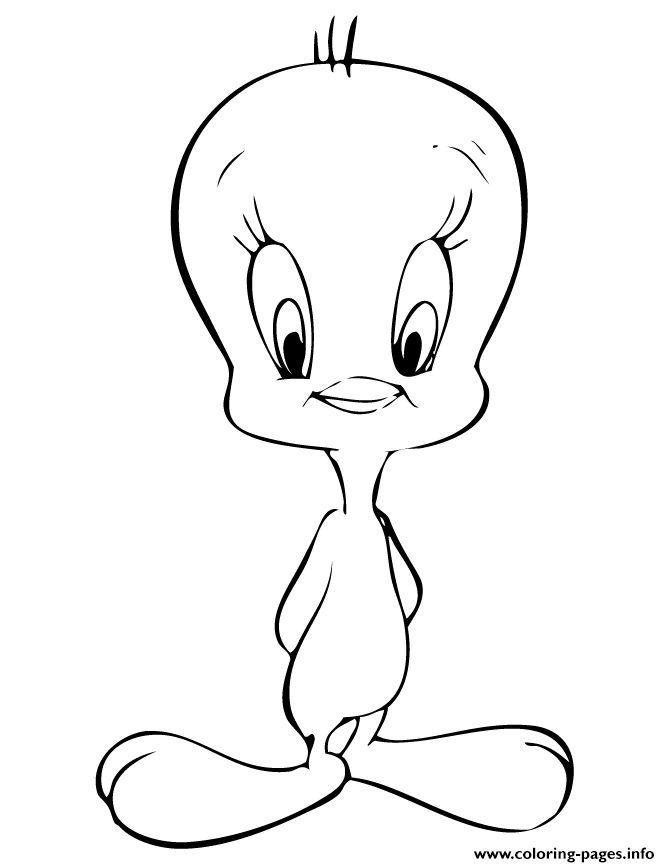Looney Tunes Tweety Bird S Printablecabd coloring