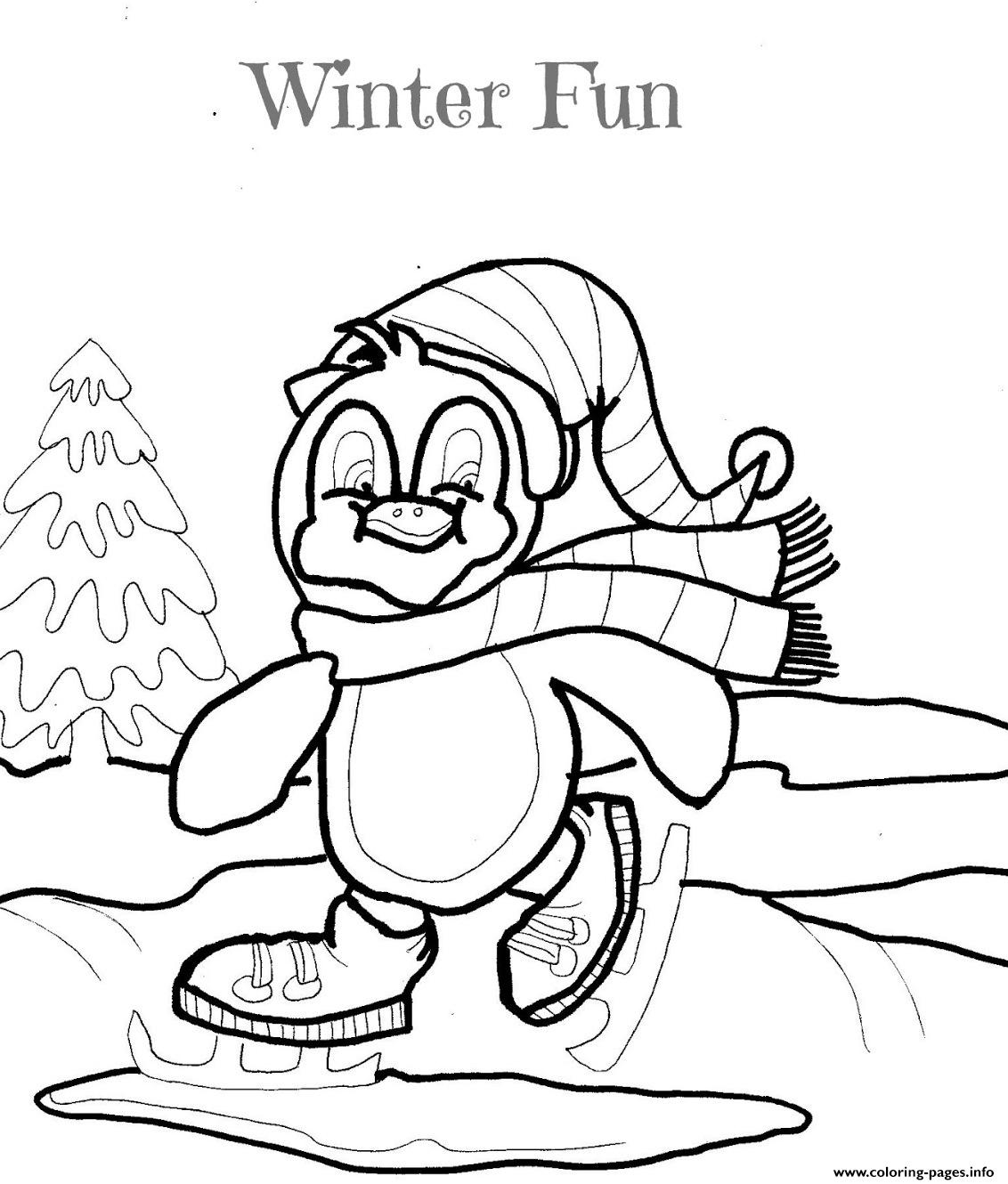 Winter Funbdcb coloring