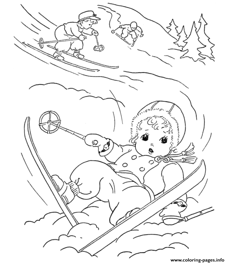 Kids Winter Color Pages To Print43ef coloring