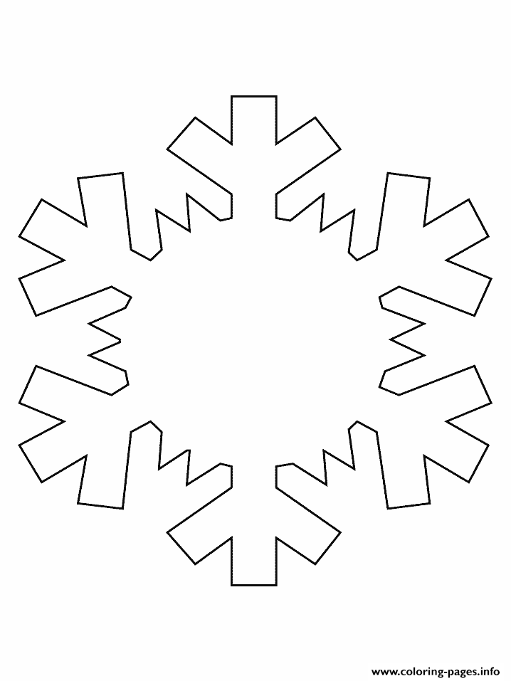 Easy S Winter Snowflake5b22 coloring