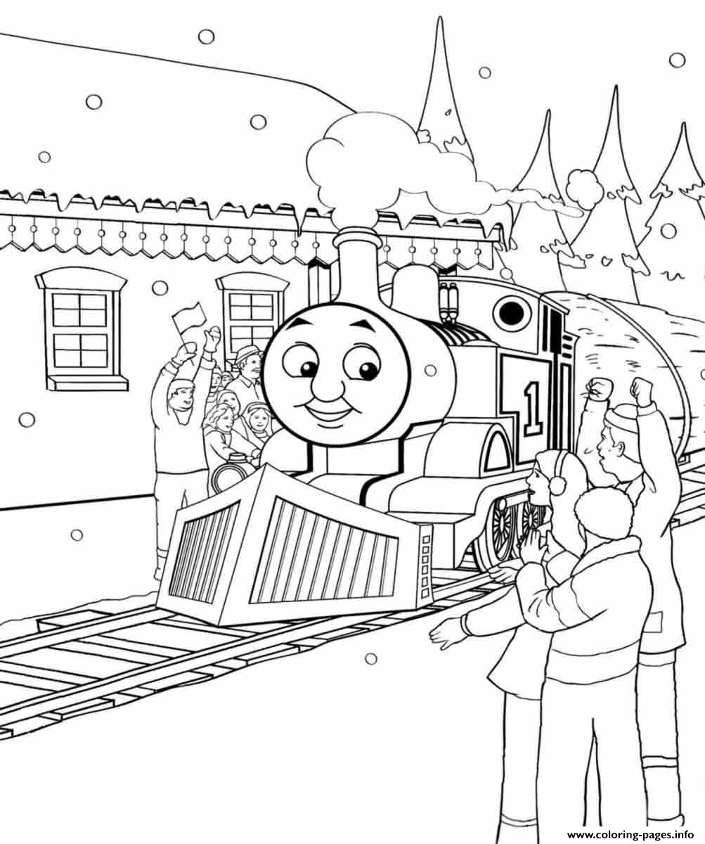 Thomas Tank Engine Winter S For Kidsf94b coloring