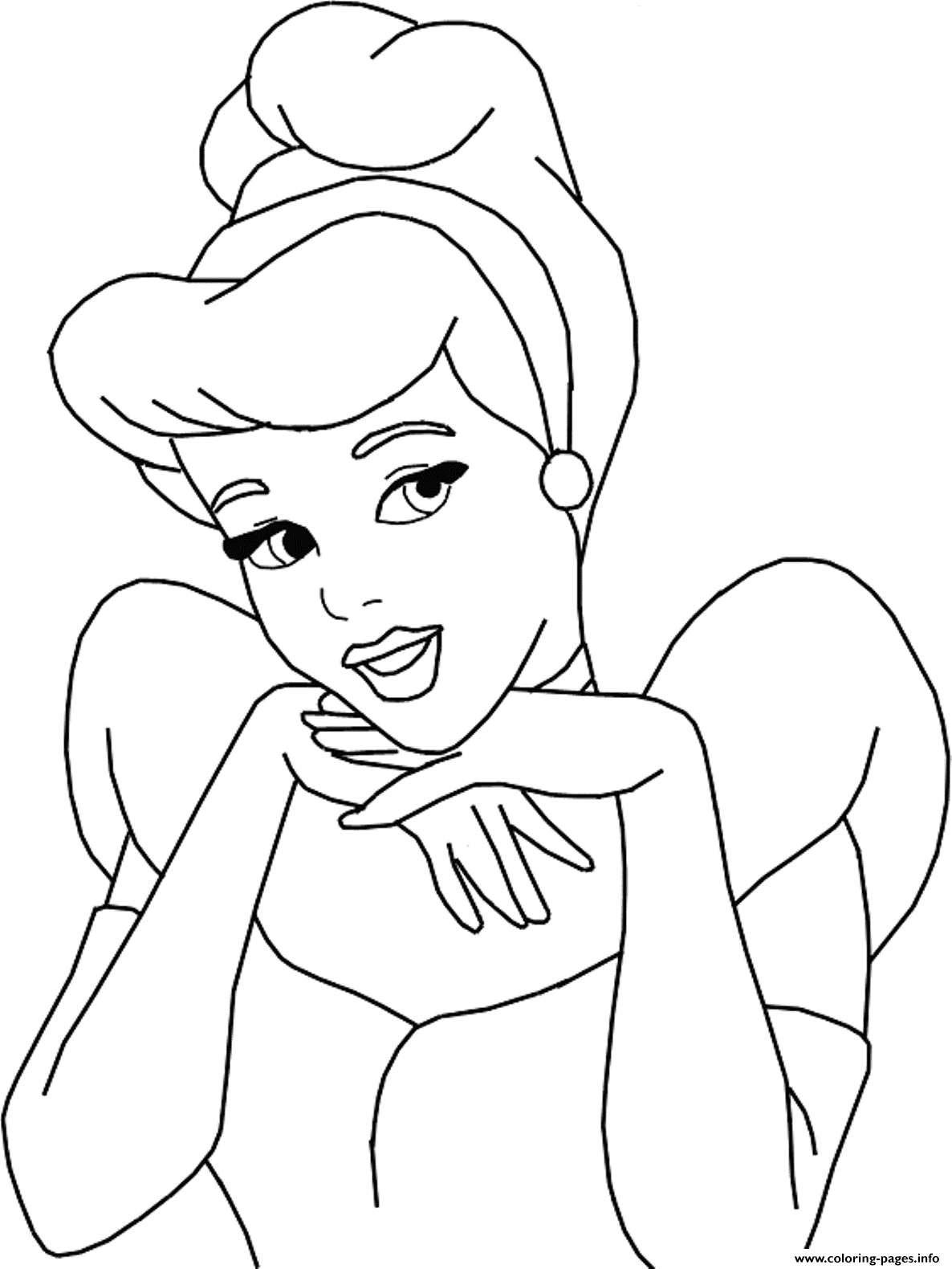 Download Princess Beautiful Cinderella S For Kids4ea2 Coloring ...