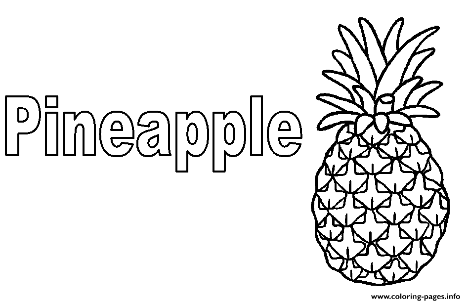 Pineapple  Freefd58 coloring