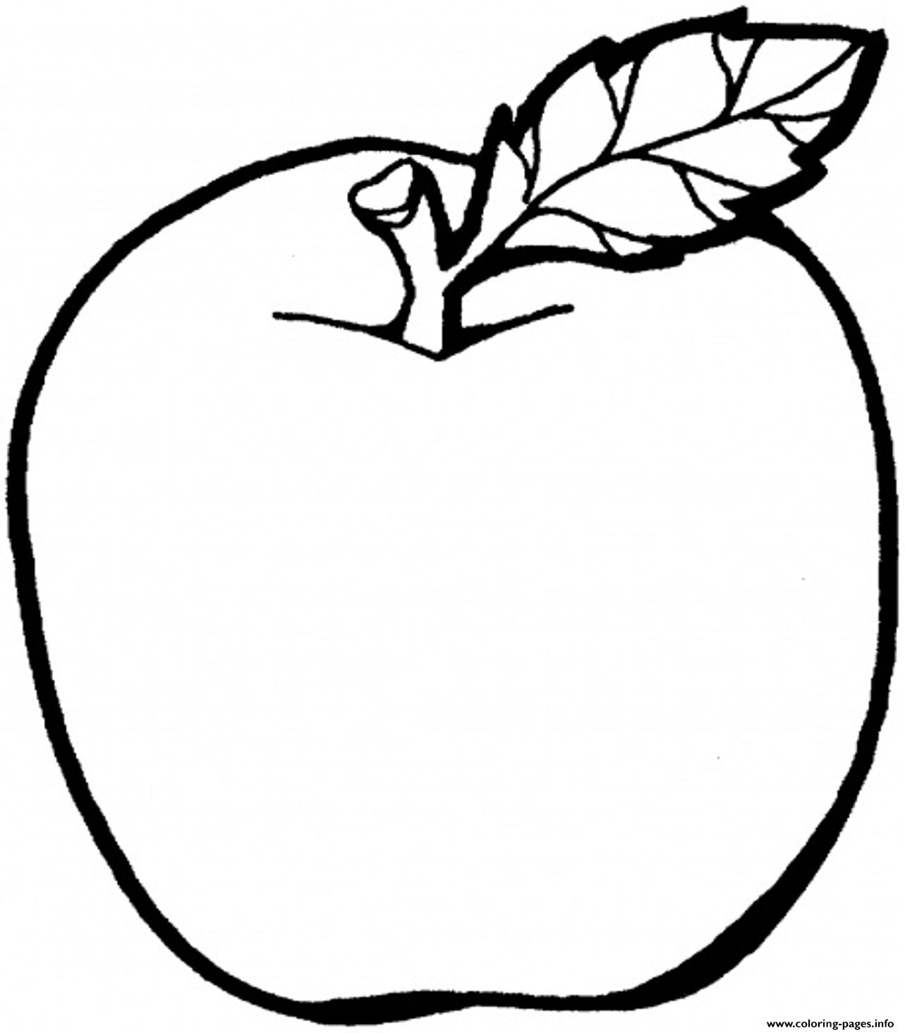 Apple Fruit S For Kids14b4 Coloring Pages Printable