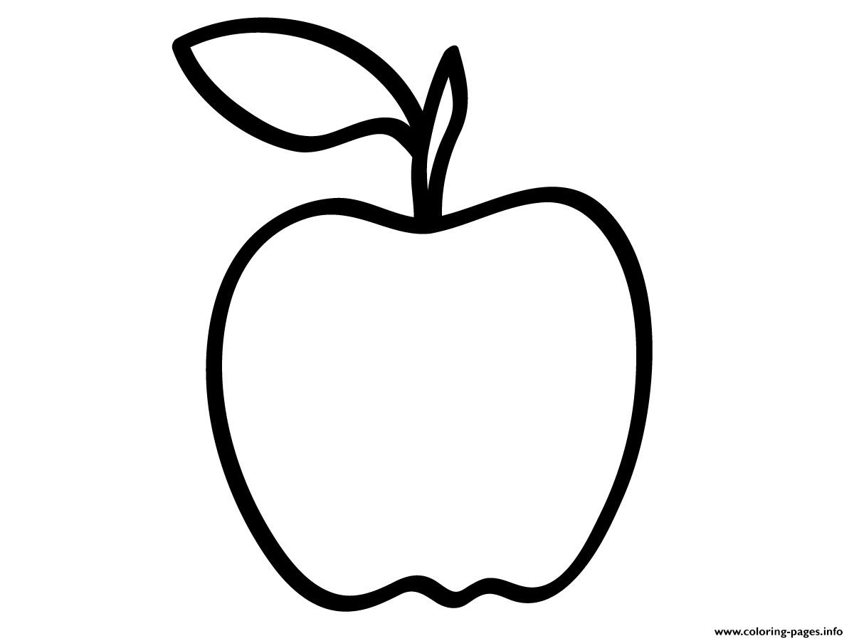 Apple Fruit S Preschool7560 coloring