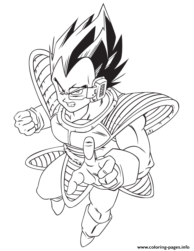 dragon ball z coloring pages piccolo