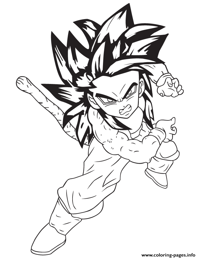 Download Dragonball Z Anime Coloring Page Coloring Pages Printable