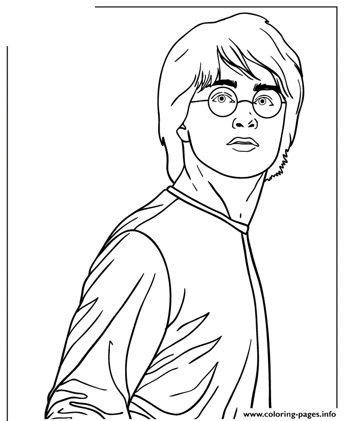 Harry Potter Anime coloring