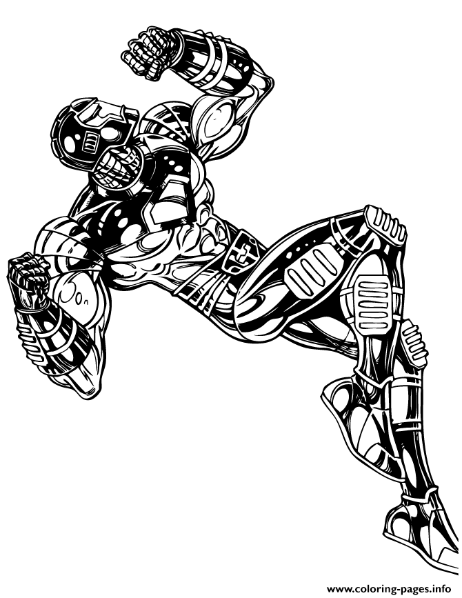 awesome iron man comic coloring pages printable