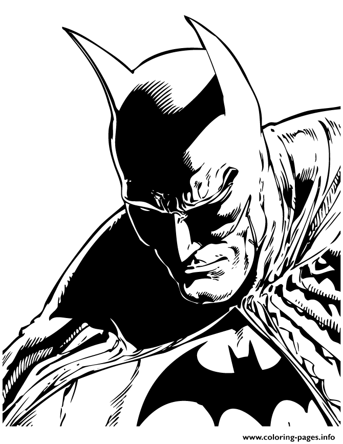 Batman Comic For Teenagers Coloring Pages Printable