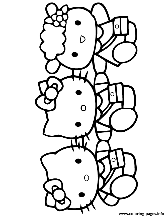 Hello Kitty And Friends coloring