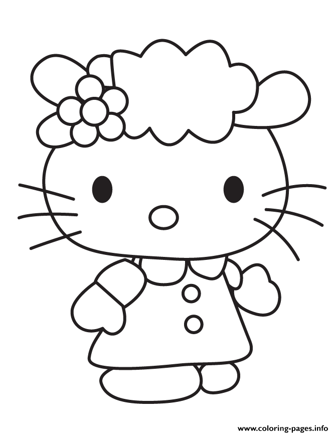 Sanrio Cute Hello Kitty Friend coloring